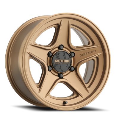 Aluminum Wheels 18x8.5 MR319 Bolt Pattern 6 On 139.7 Offset 40 Lip Size 1.02 Method Bronze BZ Method