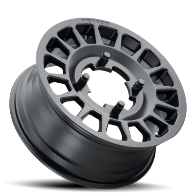 Aluminum Wheels 15x6 MR407 Bead Grip UTV Bolt Pattern 4 On 136 Offset 51 Lip Size 0 Matte Black MB Method