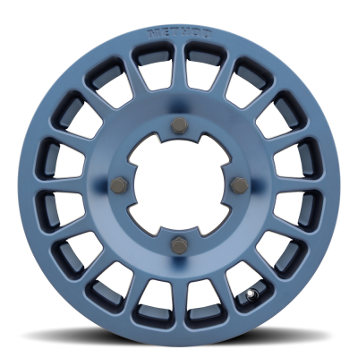 Aluminum Wheels 15x6 MR407 Bead Grip UTV Bolt Pattern 4 On 136 Offset 51 Lip Size 0 Bahia Blue BL Method