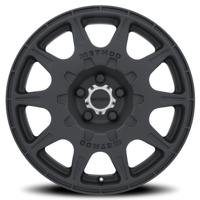 Aluminum Wheels 17x8 Rally MR502 Bolt Pattern 5 On 100 Offset 38 Matte Black MB Method