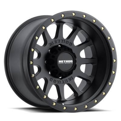 Aluminum Wheels 20x12 NV MR605 Bolt Pattern 8 On 180 Offset -52 Lip Size 4.92 Matte Black MB Method