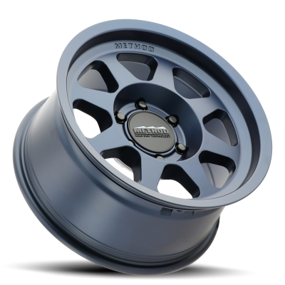 Aluminum Wheels 17x8.5 Bead Grip MR701 Bolt Pattern 6 On 120 Offset 0 Lip Size 1.81 Bahia Blue BL Method