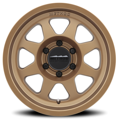 Aluminum Wheels 17x8.5 Bead Grip MR701 Bolt Pattern 6 On 120 Offset 0 Lip Size 1.81 Method Bronze BRZ Method