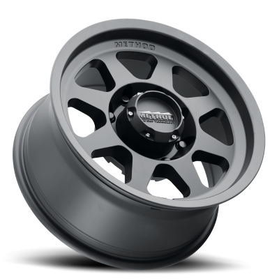 Aluminum Wheels 17x8.5 Bead Grip MR701 Bolt Pattern 8 On 170 Offset 0 Lip Size 1.81 Matte Black MB Method