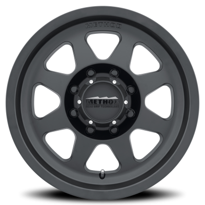 Aluminum Wheels 17x8.5 Bead Grip MR701 Bolt Pattern 8 On 170 Offset 0 Lip Size 1.81 Matte Black MB Method