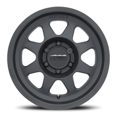 Aluminum Wheels 18x9 Bead Grip MR701 Bolt Pattern 6 On 139.7 Offset 18 Lip Size 1.81 Matte Black MB Method