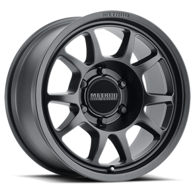 Aluminum Wheels 16x8 Bead Grip MR702 Bolt Pattern 6 On 120 Offset 30 Lip Size 1.18 Matte Black MB Method