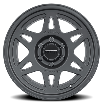 Aluminum Wheels 17x7.5 Bead Grip MR706 Bolt Pattern 6 On 130 Offset 50 Black BK Method