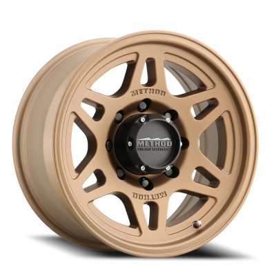 Aluminum Wheels 17x8.5 Bead Grip MR706 Bolt Pattern 8 On 170 Offset 0 Bronze BZ Method
