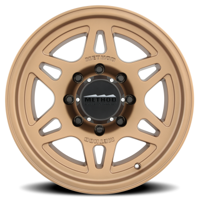 Aluminum Wheels 17x8.5 Bead Grip MR706 Bolt Pattern 8 On 170 Offset 0 Bronze BZ Method