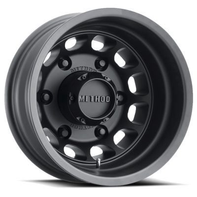 Aluminum Wheels 16x5.5 MR901 Dually Bolt Pattern 6 On 205 Offset -138 Lip Size 1.77 Matte Black Method