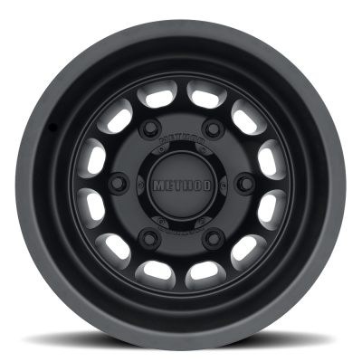 Aluminum Wheels 16x5.5 MR901 Dually Bolt Pattern 6 On 205 Offset -138 Lip Size 1.77 Matte Black Method
