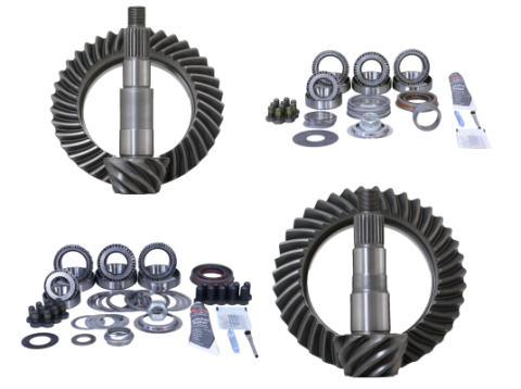 Jeep Wrangler TJ 2003-06 Dana 44 Rear 4.10 Ratio Koyo Bearing Gear Package Revolution Gear