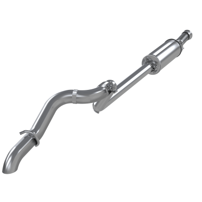 Jeep Cat Back Exhaust System Single Rear Exit Armor Lite Series For 18-Up Wrangler JL 2/4 Door 2.0L, 3.6L MBRP