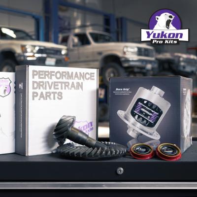 8.8 Inch Ford 4.56 Rear Ring &amp; Pinion Install Kit 31 Spline Posi 2.53 Inch Axle Bearings 8.8 Ford 4.56 Rear R&amp;P Gear/ Install Kit Package With 31 Spline Posi &amp; Ak 1559 Axle Bearings (2.53 Inch Od) Yukon Gear