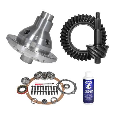 Muscle Car Limited Slip &amp; Re-Gear Kit For Ford 9 28 Spline 3.70 Ratio 9.0 Inch Ford 3.70 Ratio R&amp;P Gear/ Install Kit Package With 28 Spline T/L Posi (Fits 3.062 Inch Do/ Daytona Ps) Yukon Gear