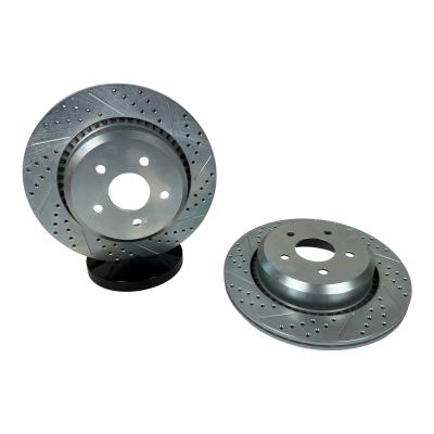 Big Claw Disc Brake Rotors Rear 21-25 Jeep Wrangler JL And 20-25 Gladiator JT W/Br3, Br4, Or Br5 Brake Code Baer Brakes