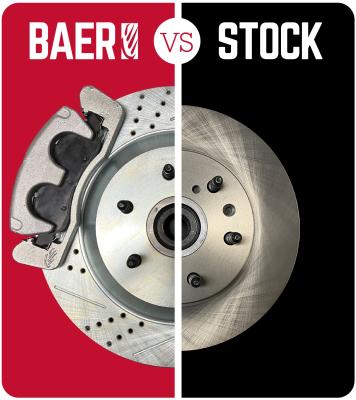 Big Claw Disc Brake Rotors Rear 21-25 Jeep Wrangler JL And 20-25 Gladiator JT W/Br3, Br4, Or Br5 Brake Code Baer Brakes