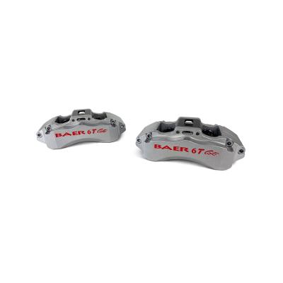6T Brake System Front 21-26 Ford Bronco (Except Raptor Or Sport) Silver Baer Brakes