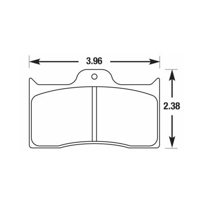 Jeep JK Brake Pads S4 4 Piston Replacement Pads BAER Brakes