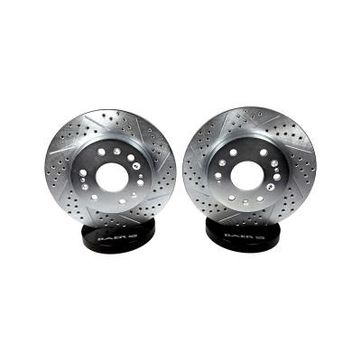 Claw Performance Rotors Rear 18-25 Jeep Wrangler JL W/Br2/Br6 Brake Code Baer Brakes
