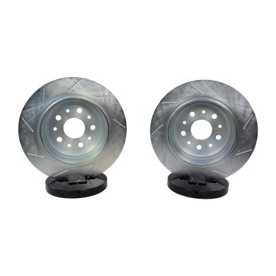 Claw Performance Rotors Rear (Slot/Zinc Only) 18-25 Jeep Wrangler JL W/Br2/Br6 Brake Code Baer Brakes