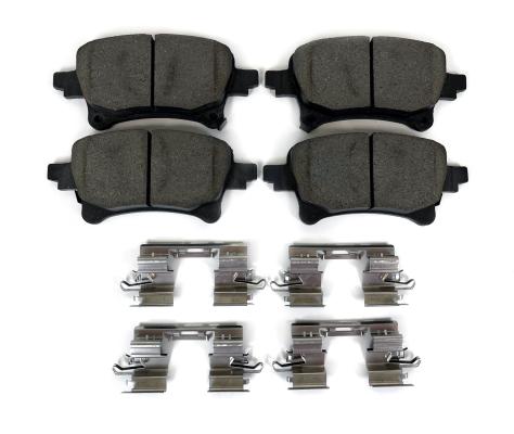 Claw Brake Pads Rear 20-23 Jeep Gladiator JT 20-22 Jeep Wrangler W/Br3 Br4 Br5 Brake Code Baer Brakes