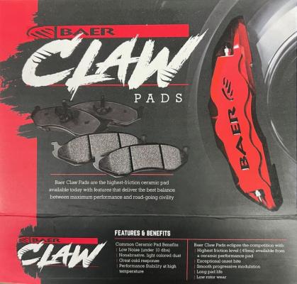 Claw Brake Pads Rear 21-24 Ford Bronco Exc. Raptor Baer Brakes