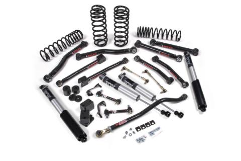 2018-2024 Jeep Wrangler JL J-Krawl 3.5 Inch Lift Kit 4 Door w/Fox 2.5 Performance Shocks Standard Rate Coils JSPEC