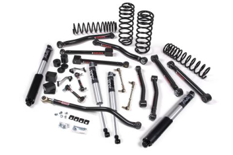 2018-2024 Jeep Wrangler JL J-Krawl 3 Inch Lift Kit 2 Door w/Fox 2.5 Performance Shocks Standard Rate Coils JSPEC