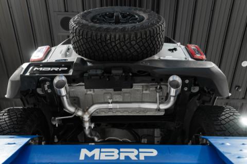 21-Up Ford Bronco 2.3L/2.7L EcoBoost 2/4-Door T304 Stainless Steel 3 Inch Cat-Back Dual Split Rear MBRP