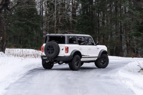 21-Up Ford Bronco 2.3L/2.7L EcoBoost 2/4-Door Black-Coated Aluminized Steel 3 Inch Cat-Back Dual Split Rear MBRP
