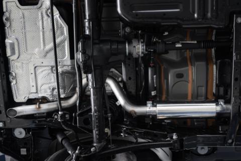 Jeep Cat Back Exhaust System Single Rear Exit Armor Lite Series For 18-Up Wrangler JL 2/4 Door 2.0L, 3.6L MBRP