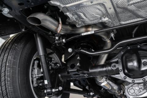 Jeep Cat Back Exhaust System Single Rear Exit Armor Lite Series For 18-Up Wrangler JL 2/4 Door 2.0L, 3.6L MBRP