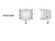 Spot Surface Mount D-SS Pro RIGID Industries
