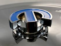 Deluxe Air Cleaner Center Nut MOPAR Omega Style Chrome w/Blue Proform