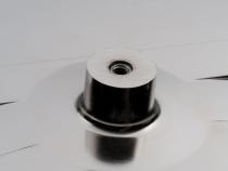 Air Cleaner Kit 14 Inch Diameter Aluminum Polished Recessed Black MOPAR Emblem Proform