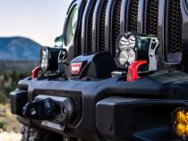 Jeep JL/JT Rubicon Steel Bumper LED Light Kit XL 80 w/Upfitter Baja Designs