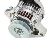 50-Amp Mini Alternator Chrome Finish 1 Wire