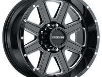 Aluminum Wheels 16x8 Hostage 940M Milled Gloss Black 0 Offset 8 on 165.1 Bolt Pattern 125.2 Bore Raceline