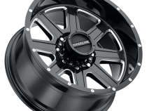 Aluminum Wheels 17x9 Hostage 940M Milled Gloss Black 12 Offset 8 on 180 Bolt Pattern 124.2 Bore Raceline