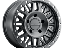 Aluminum Wheels 16x8 Ryno 951B Satin Black 0 Offset 6 on 139.7 Bolt Pattern 106.1 Bore Raceline
