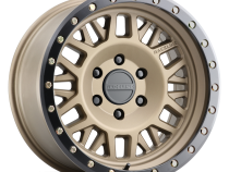 Aluminum Wheels 16x8 Ryno 951BZ Textured Bronze Gold 0 Offset 6 on 139.7 Bolt Pattern 106.1 Bore Raceline