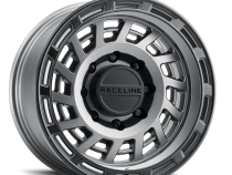 Aluminum Wheels 17x8.5 Halo 957GB Gunmetal Gray Black Ring 0 Offset 6 on 135 Bolt Pattern 87.1 Bore Raceline