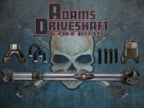 JK Rear 1310 CV Greaseable Driveshaft 2 Door Adams Driveshaft