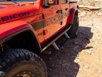 JT Gladiator Side Step Sliders For 20-23 Jeep Gladiator Set Rock Slide Engineering