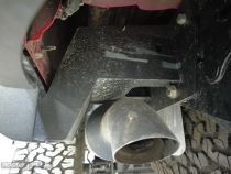 Gladiatror Rear Rock Sliders for 20-Pres Jeep Gladiator JT Steel Powdercoat Rock Slide Engineering