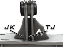 Jeep TJ Weld On UCA Brackets For Low Pro Front Truss Currie JJ Bushings 1/2 Inch Bolt Size Artec Industries