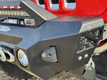 Shorty Front Bumper With Winch Plate For 18-25 Jeep Wrangler JL 2-4 Door 20-25 Gladiator Rock Slide Engineering