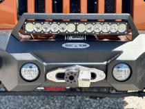 Appalachian Steel Stubby Front Bumper With Winch Plate Wrangler JK Rock Slide Engineering